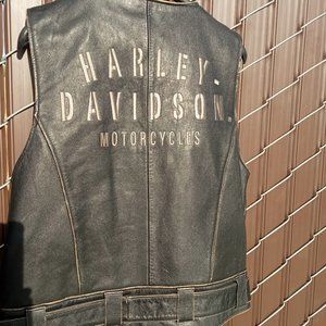 Harley Davidson leather vest